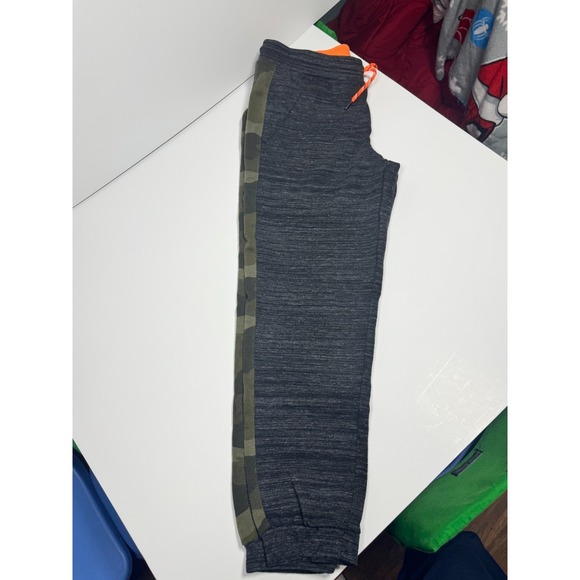 Urban Pipeline Jogger Pants Boys 14H Gray Camouflage Cotton Drawstring Waist - Picture 3 of 11